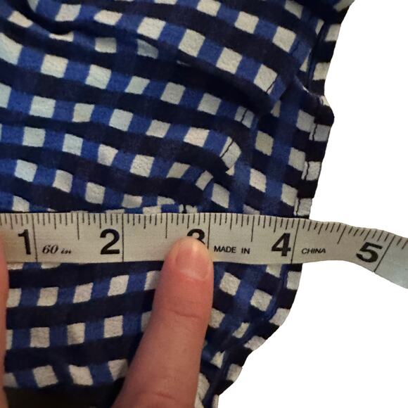 Privacy Please Orchard Romper Elysian Blue Plaid Revolve - Picture 11 of 11